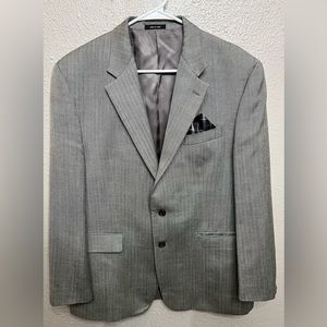 Lauren Ralph Lauren Blazer Mens 44R Brown Tan / brown Sport Coat Suit Jacket